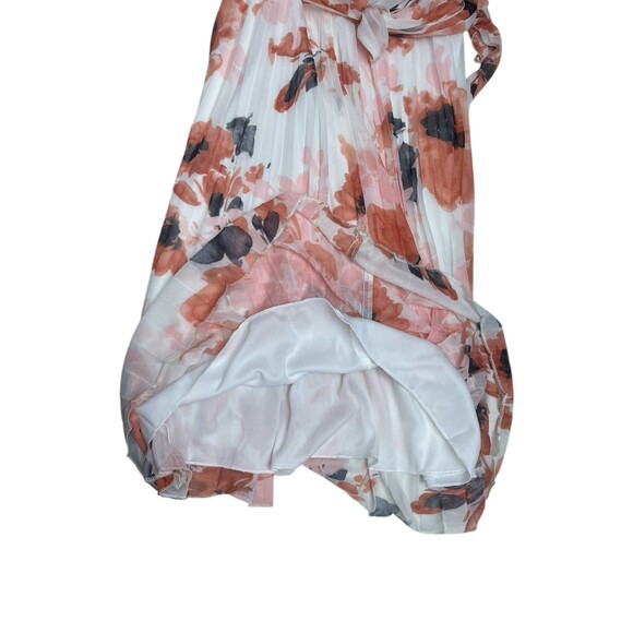 Maurices Floral Dress Women’s S Small White Empire Waist Pleated Knee Length NWT - Picture 6 of 13